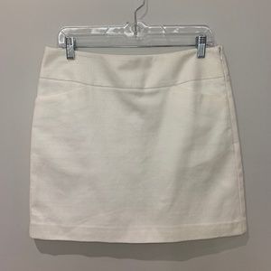 Loft Women’s Skirt Tweed Creamy White NWT Size 6